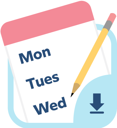 Download weekly planner