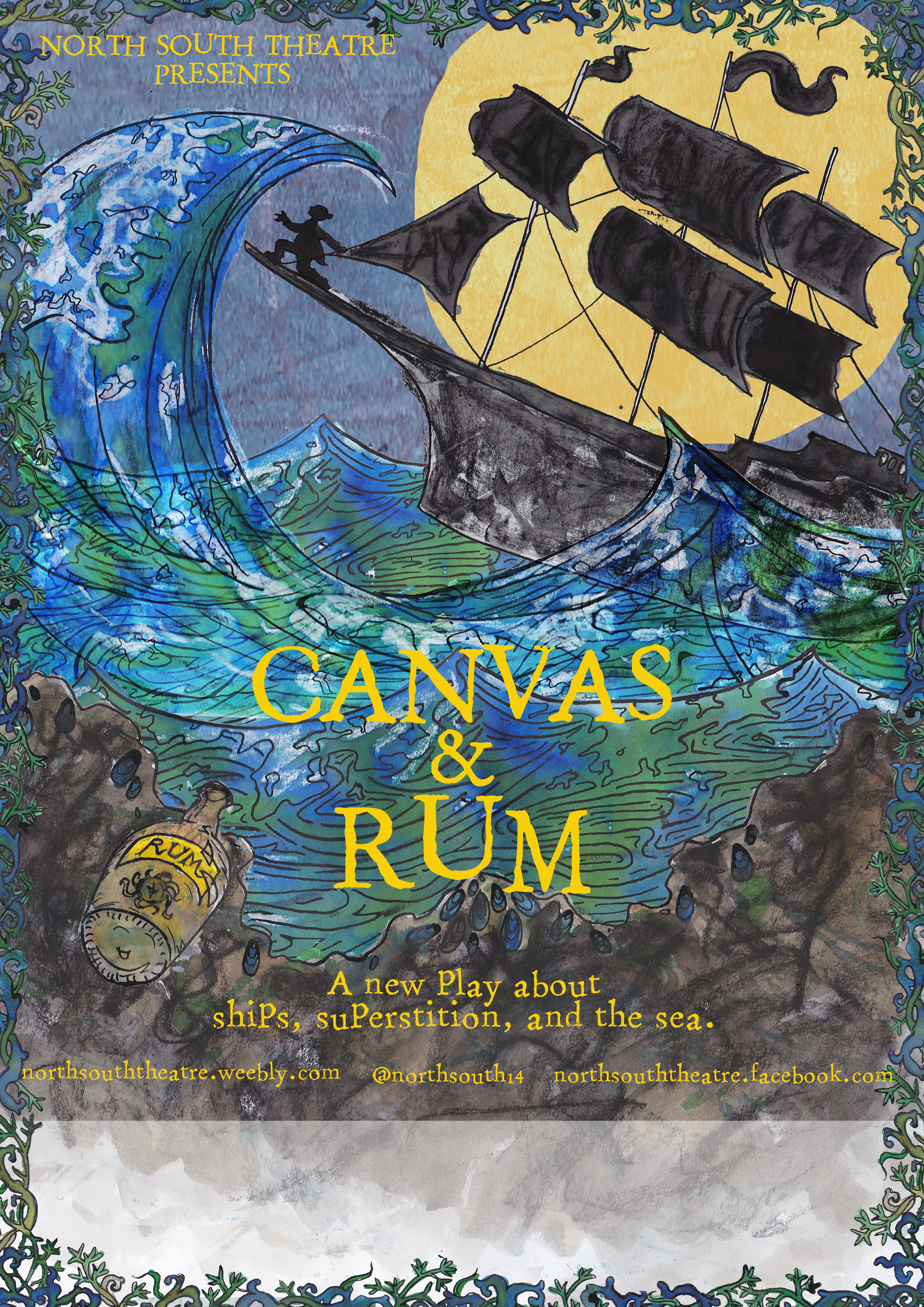 Canvas and Rum Poster