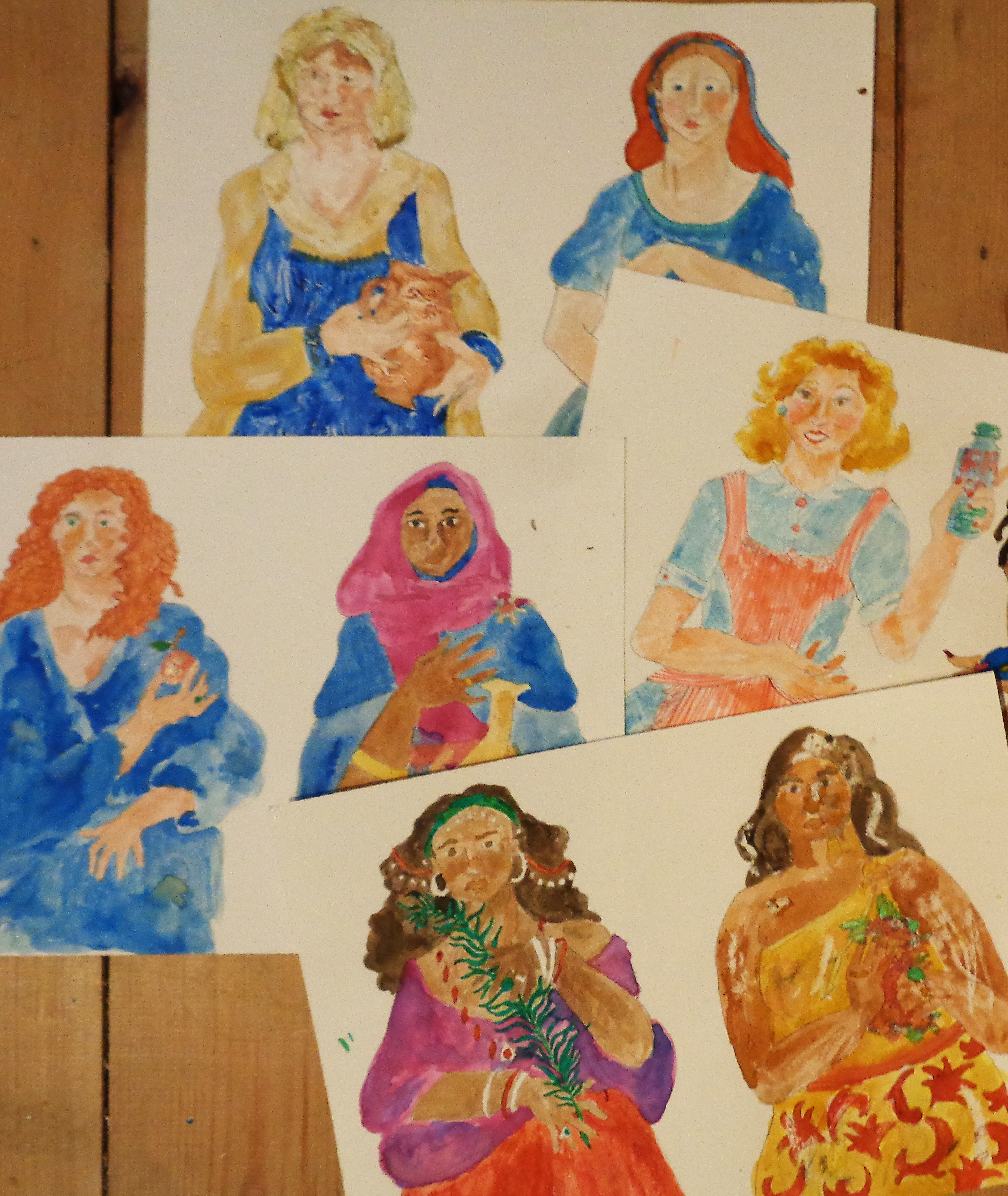 In An Artist's Studio