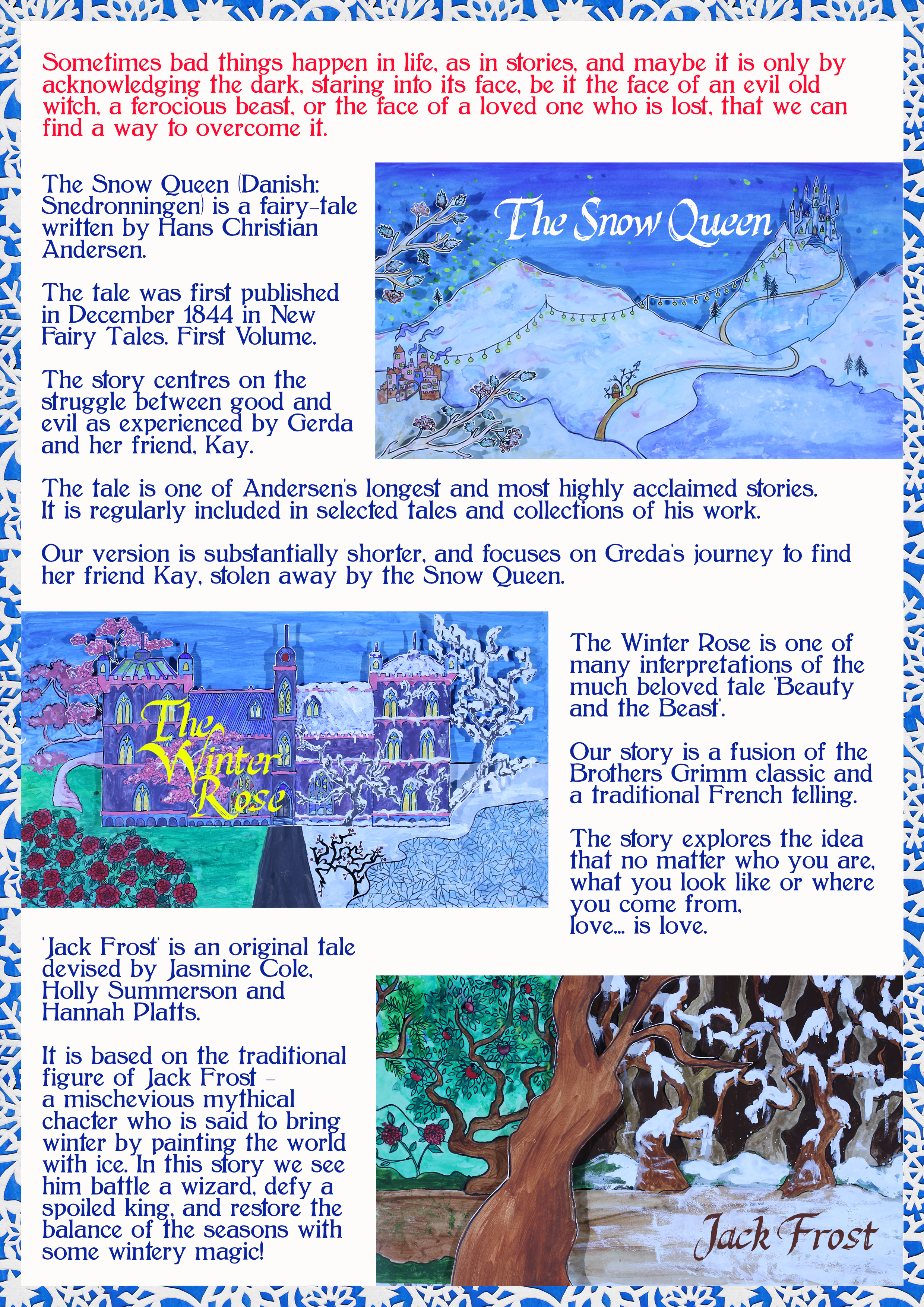 Tales of Ice and Snow - Program