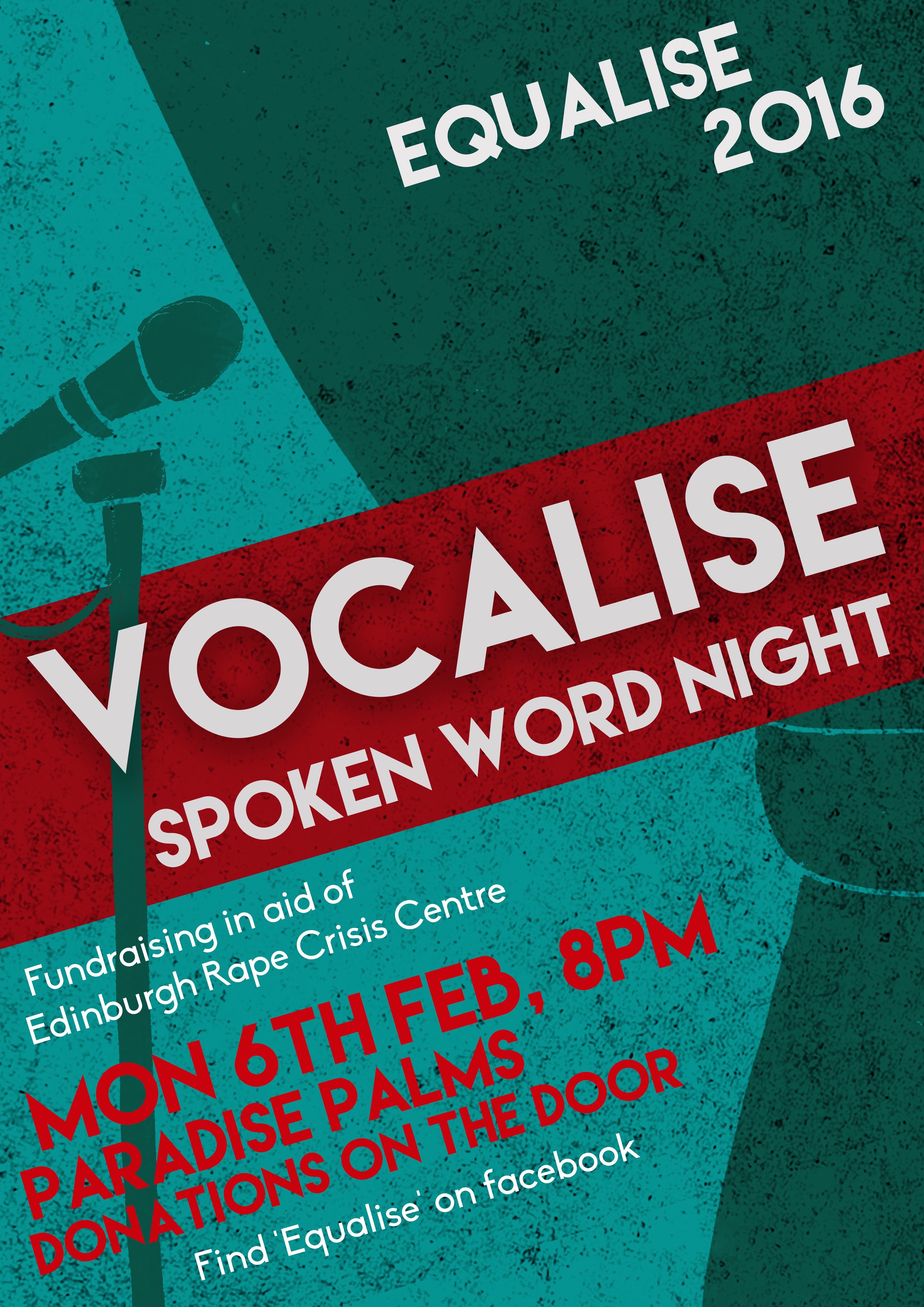 EQUALISE 2017 Spoken Word Poster