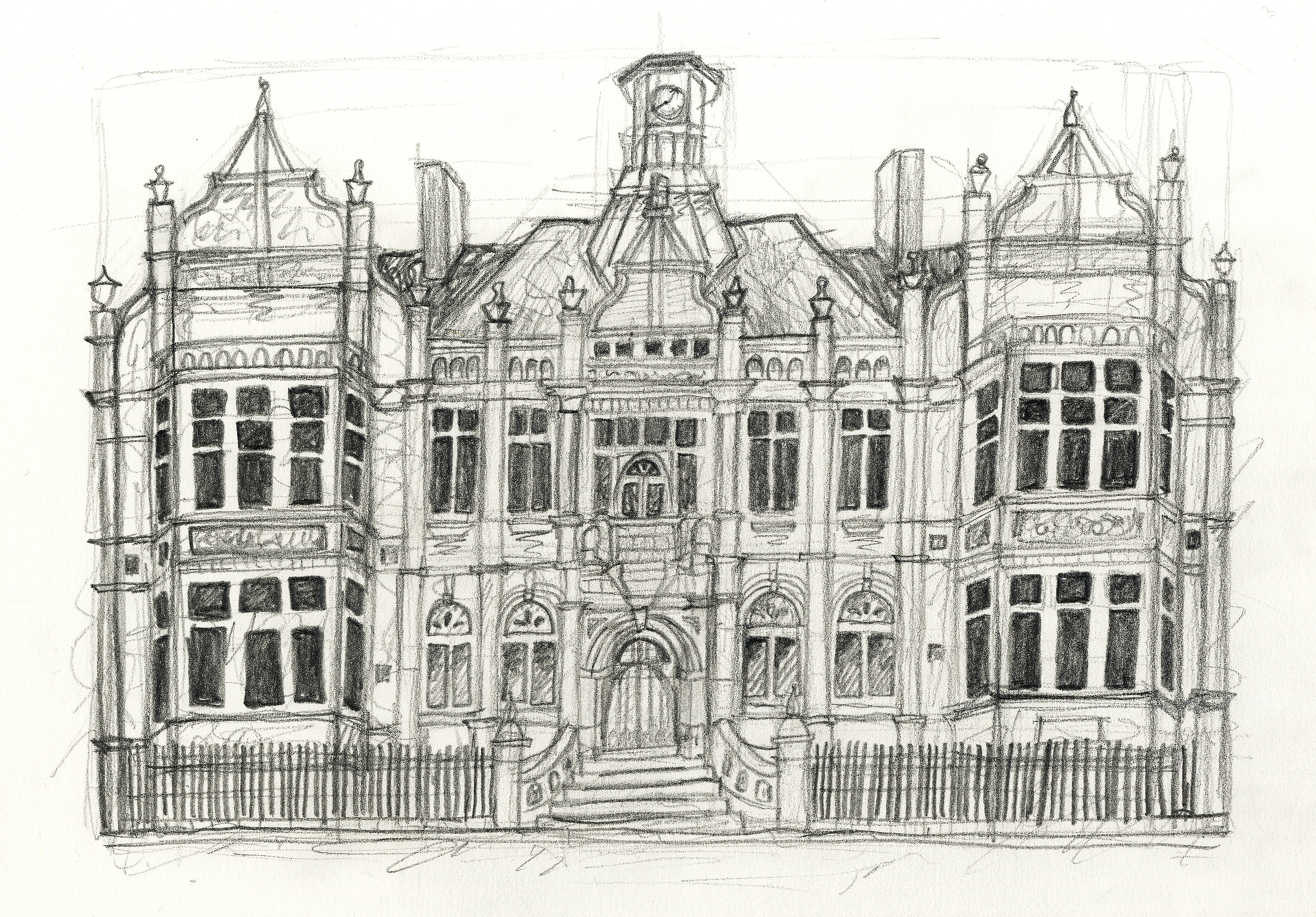 Merthyr 'Red House' Illustration