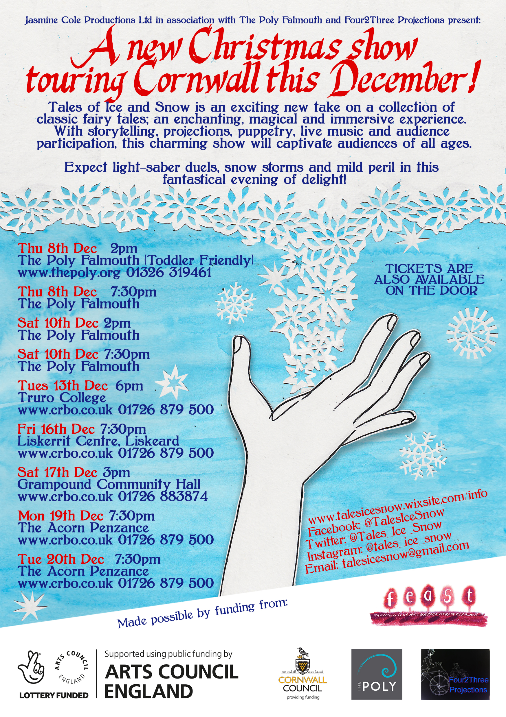 Tales of Ice and Snow - Flyer back