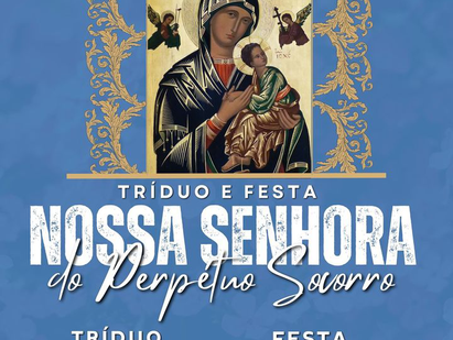 Amanhã acontece o segundo dia do Tríduo da Festa do Perpétuo Socorro