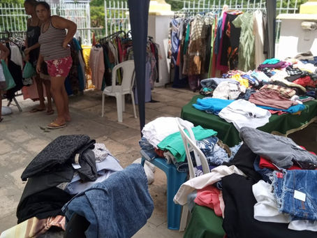 Bazar agrada comunidade