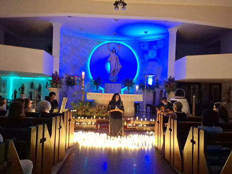 Musical Orante emociona fiéis na oitava noite da Novena do Jubileu