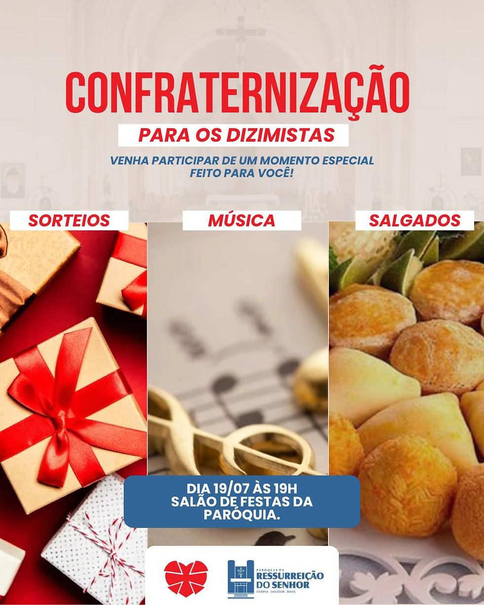 Confraternizar é partilhar a vida como irmãos em Cristo
