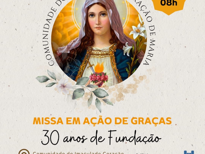 Comunidade celebra 30 anos de fundação