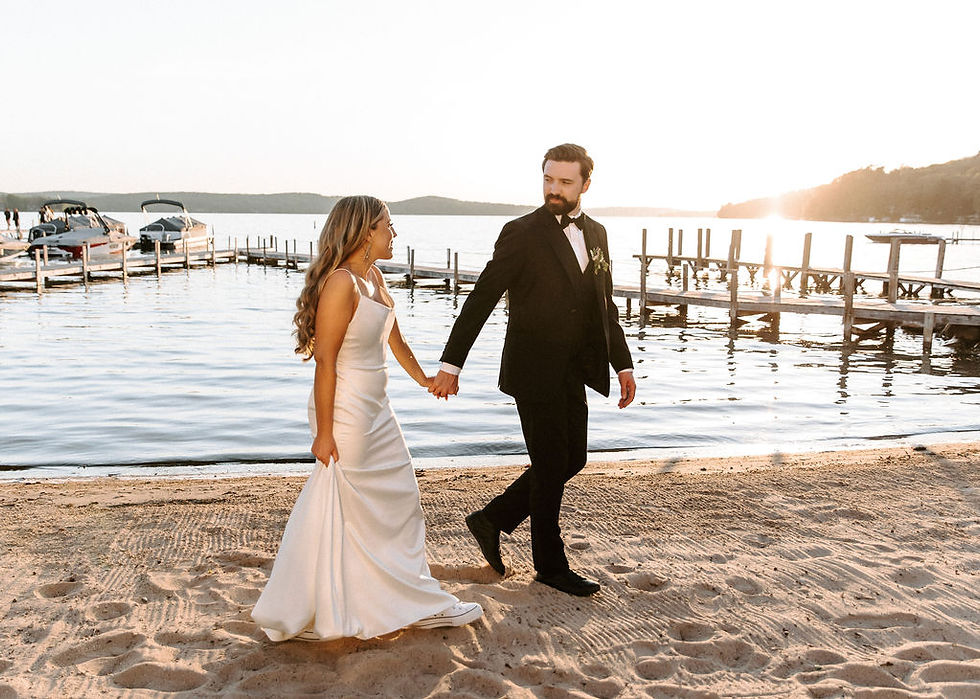 Romantic Spring Wedding at Hotel Walloon | Kristi & Tom