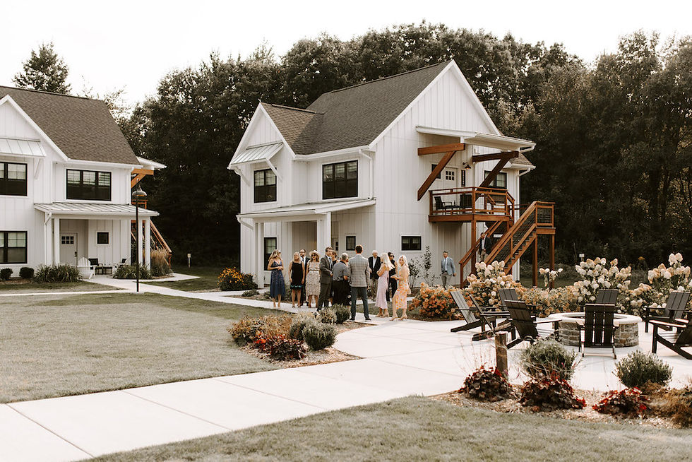 Bay Pointe Inn wedding venue in south Michigan captured by Andi B Photography.
