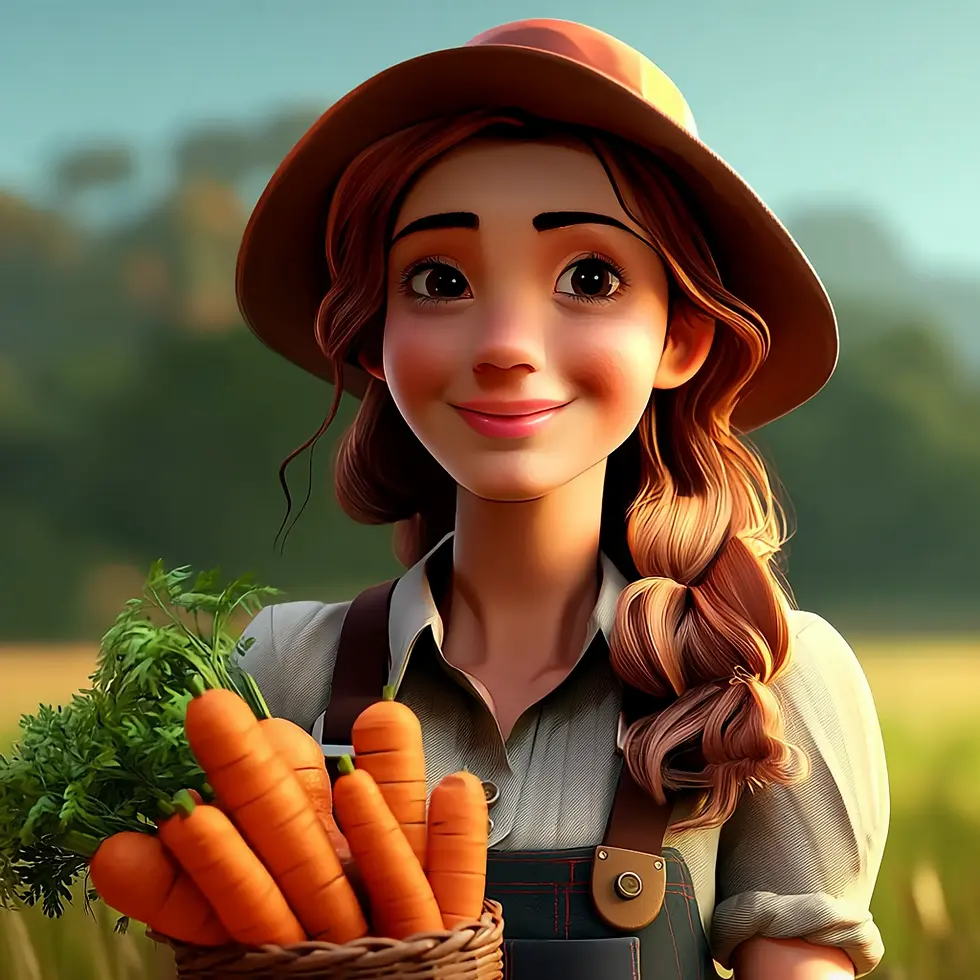 carrot clash in veggies farm