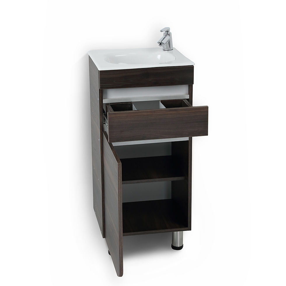 Miniatura: Mueble Aluvia Habano a Piso con Lavamanos de 40x35