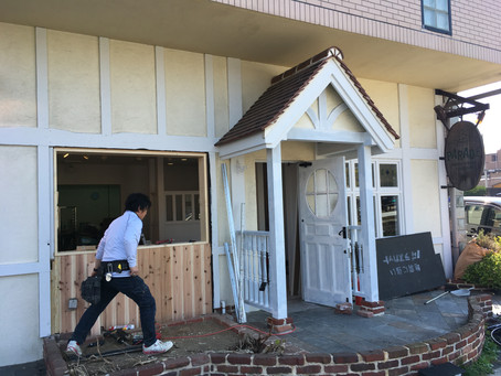 和歌山県 和歌山市 パン屋 こんな感じで工事進んでおります。