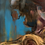 Thumbnail: Neptune statue oil painting, poseidon artwork (shipped rolled in a tube 1x1.2m)