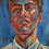 Thumbnail: Young male portrait handsome twink with shirt painting