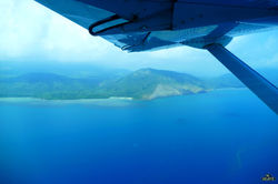 Survol pour rejoindre Lizart Island