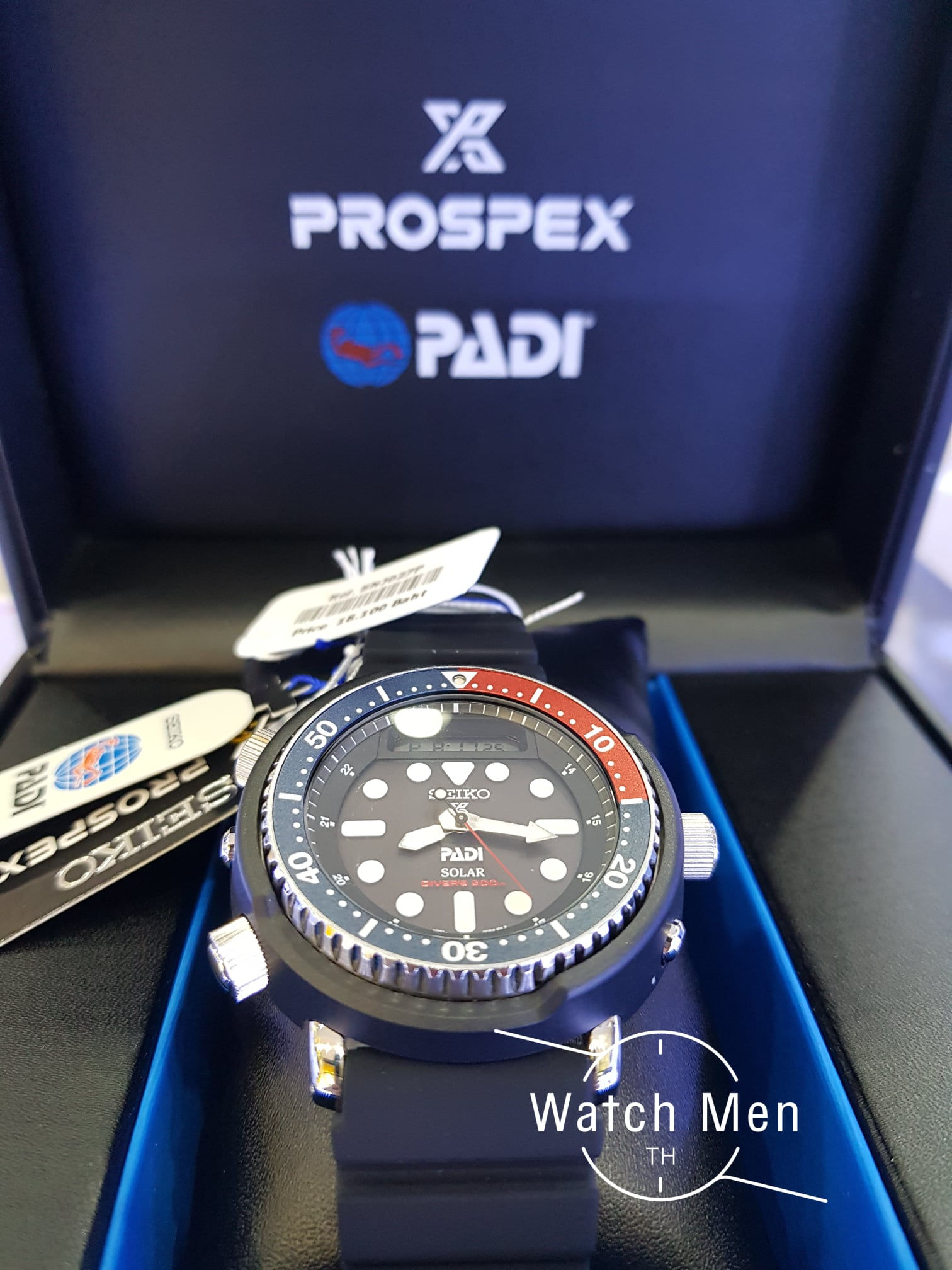 ⌚SEIKO Prospex PADI Divers Solar Hybrid SNJ027P 🆕 (Arnie)