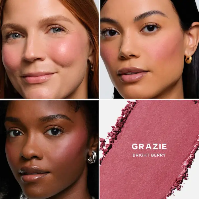 Thumbnail: Saie SuperSuede Radiant Blush Powder - Grazie