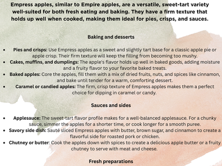 Apples for Days! Take a peek on what you can do with the apples we offer! 