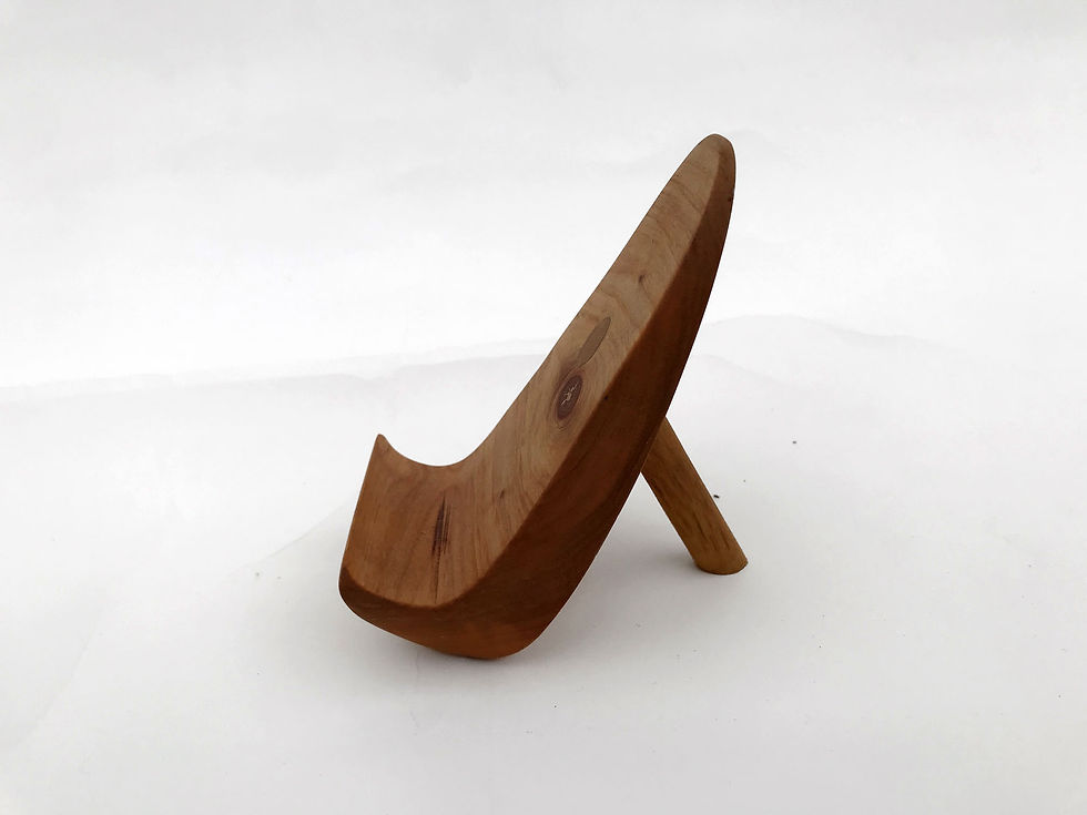 Thumbnail: Carved Wood Phone Stands