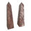 Thumbnail: French Rose Marble Obelisks- a Pair