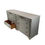 Thumbnail: French Empire Style Double Dresser in Painted Gray Finish