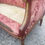 Thumbnail: Louis XVI Style Venetian Loveseat With Original Stained Red With Gilt Finish