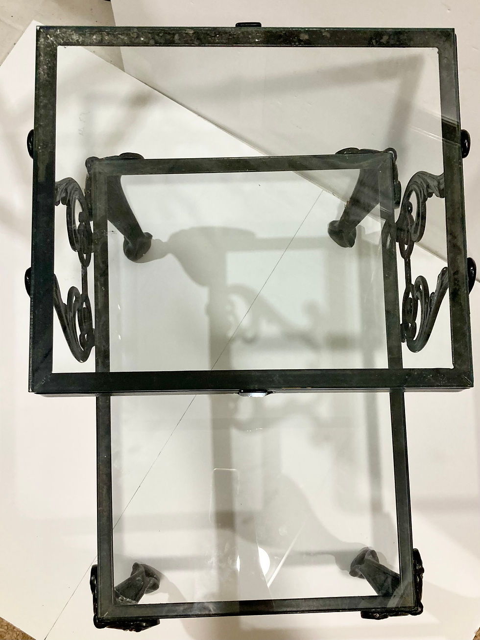 Thumbnail: Hollywood Regency 2-Tier Patio Table