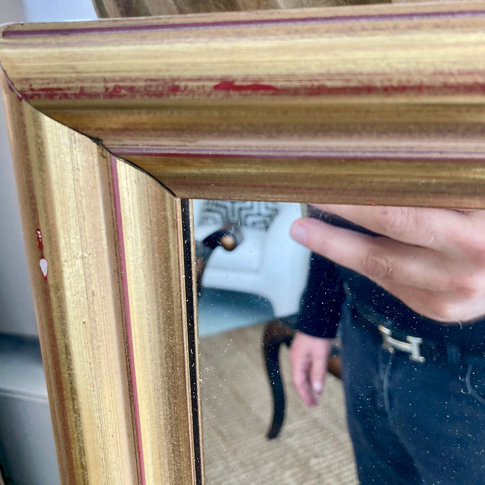 Thumbnail: French Directoire Style Gilt Mirror