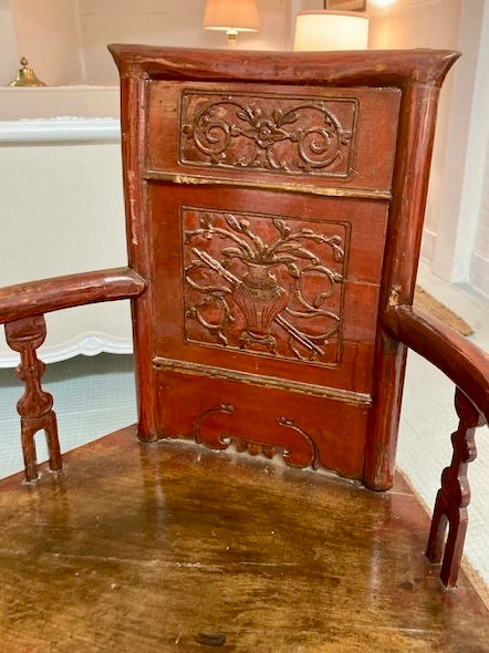 Thumbnail: Chinese Qing Dynasty Corner Chair