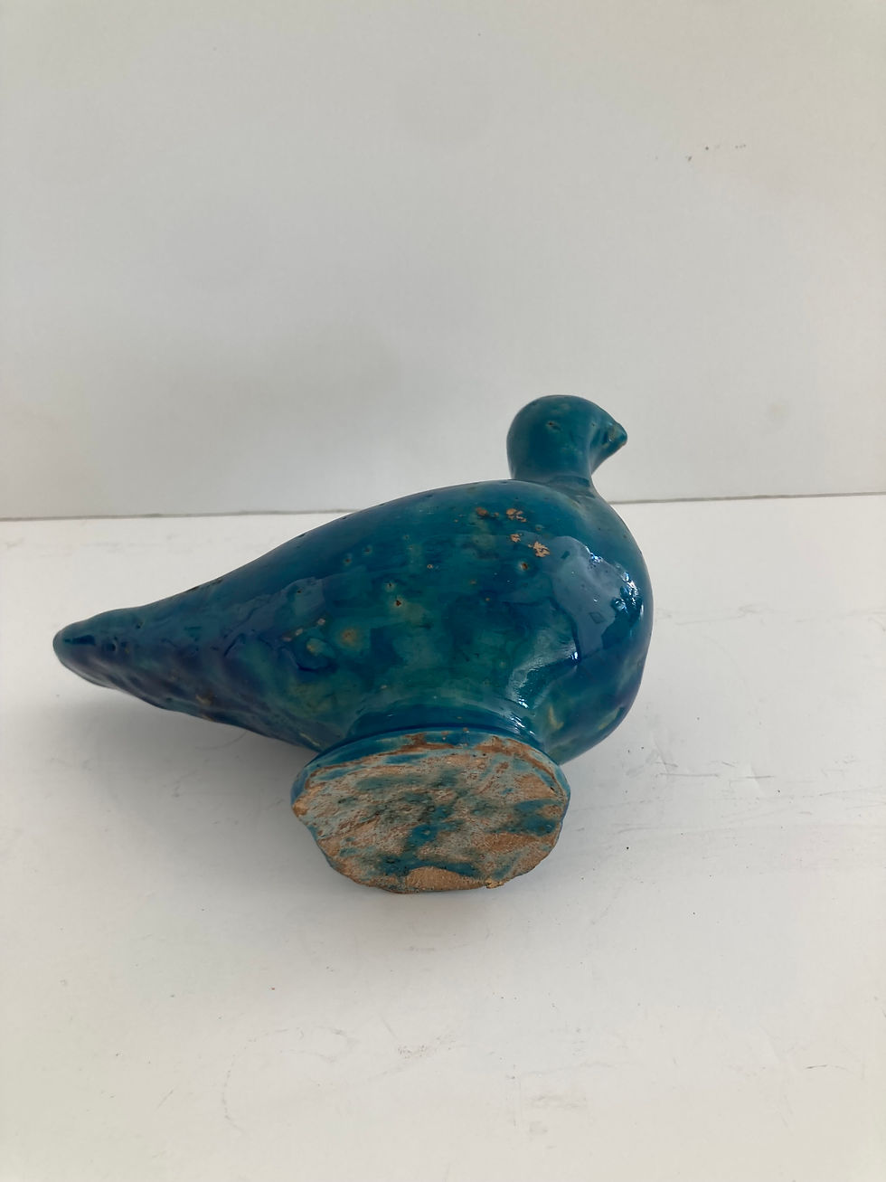 Thumbnail: Ming Dynasty Blue Glazed Terra Cotta Bird