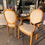 Thumbnail: Faux Bois French Style Fauteuils Arm Dining Chair- a Pair -B