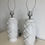 Thumbnail: Blanc Porcelain Lattice Pattern Table Lamps -a Pair