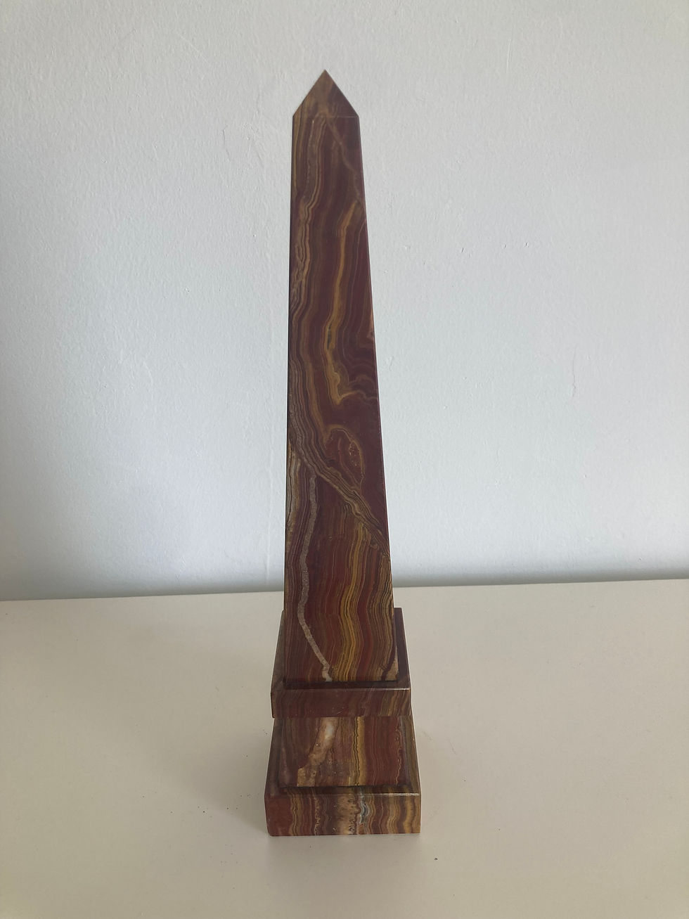 Thumbnail: French Brown Marble Classical Obelisk