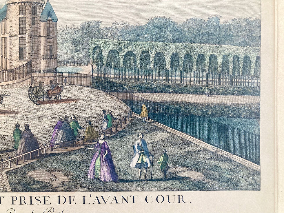 Thumbnail: Jacques Rigaud Egraving Chateau Rambouillet