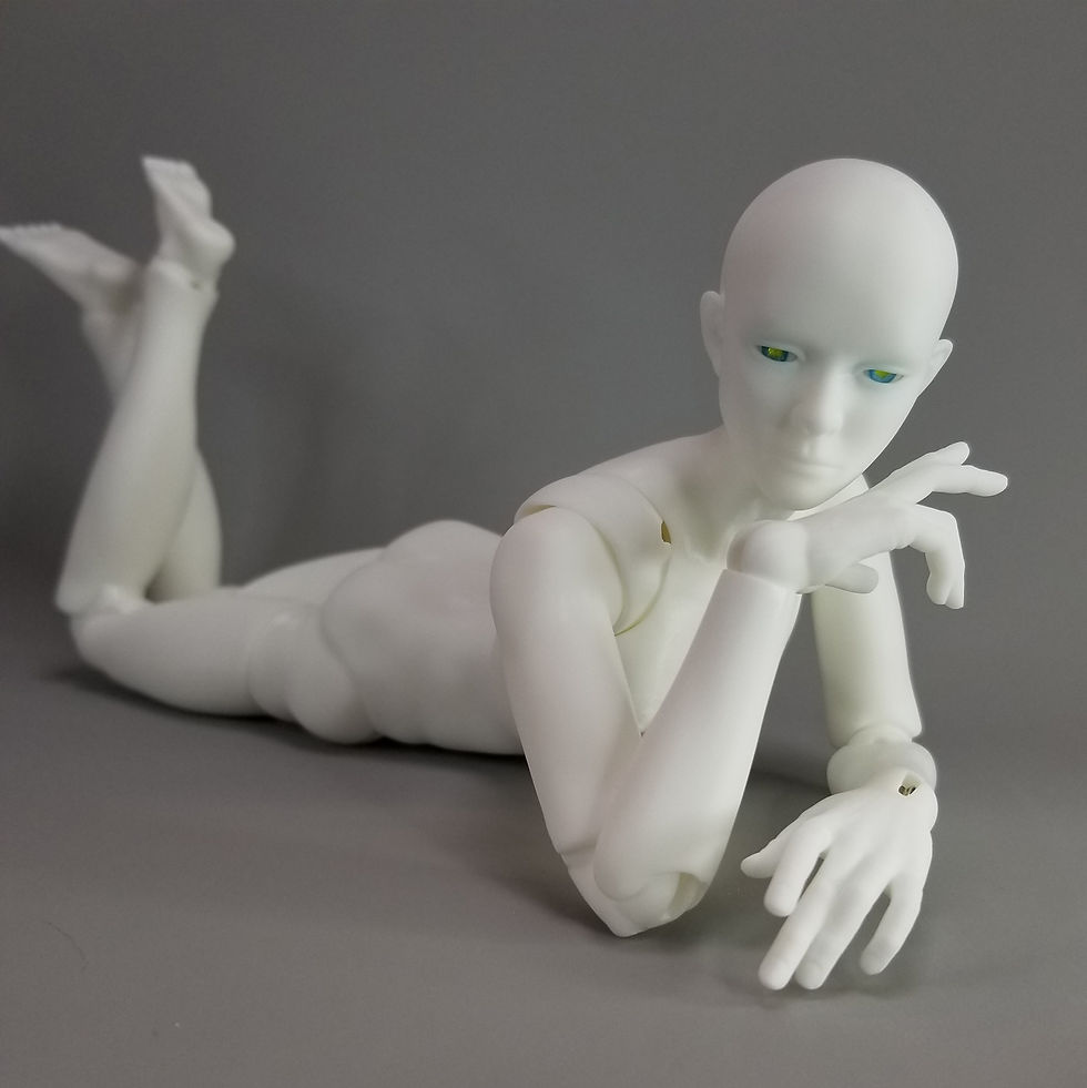Thumbnail: Snow white Tiny Fate on Slim M body V2 with hand made eyes