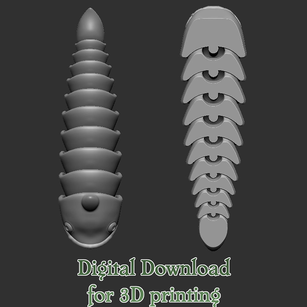 Thumbnail: Articulated Baby Sandworm
