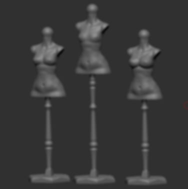 STL File for 1/4 Slim MSD BJD Mannequin