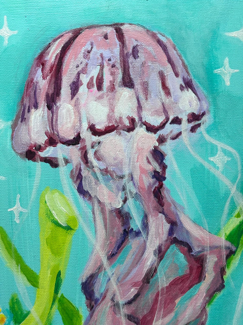 Thumbnail: "Jelly Dreams" Acrylic on Canvas