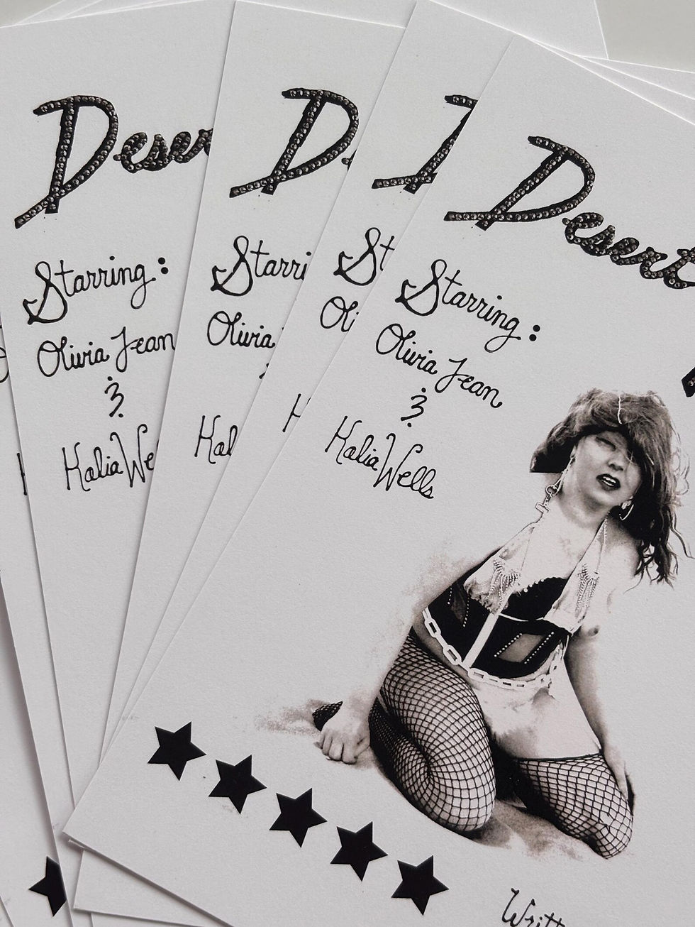 Thumbnail: DESERT PROSTITUTE Movie Poster 5x7 Signed Art Print