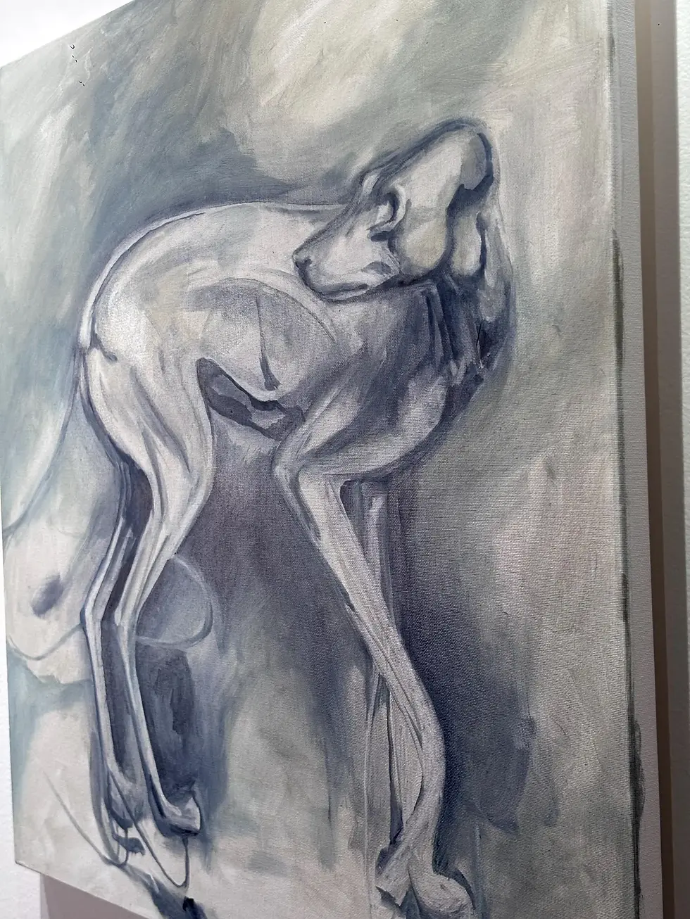 Thumbnail: "Ghost of Lambo" Oil on Canvas