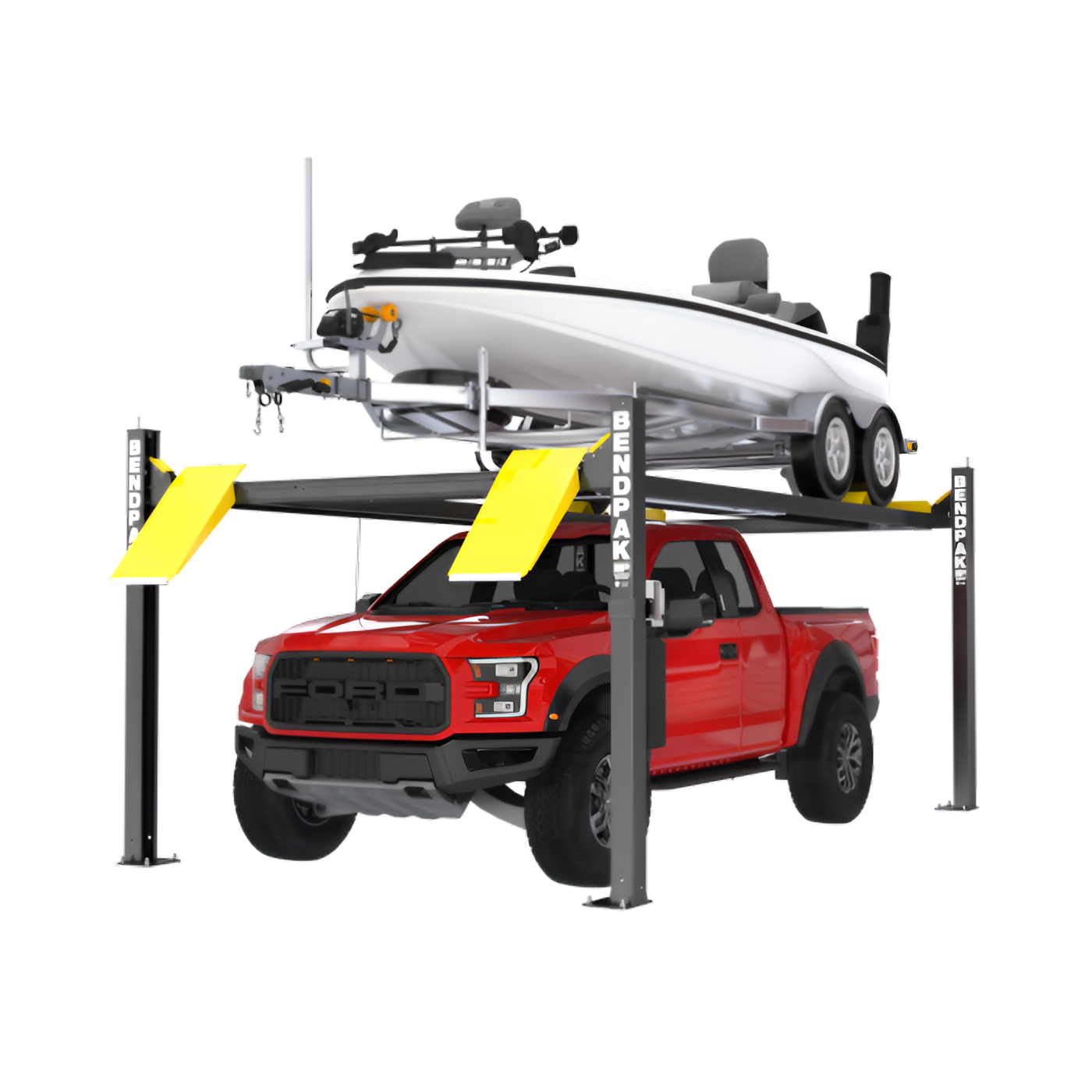 BendPak HD-75BXT Four-Post Boat & Vehicle Storage Lift – 7,500 lb