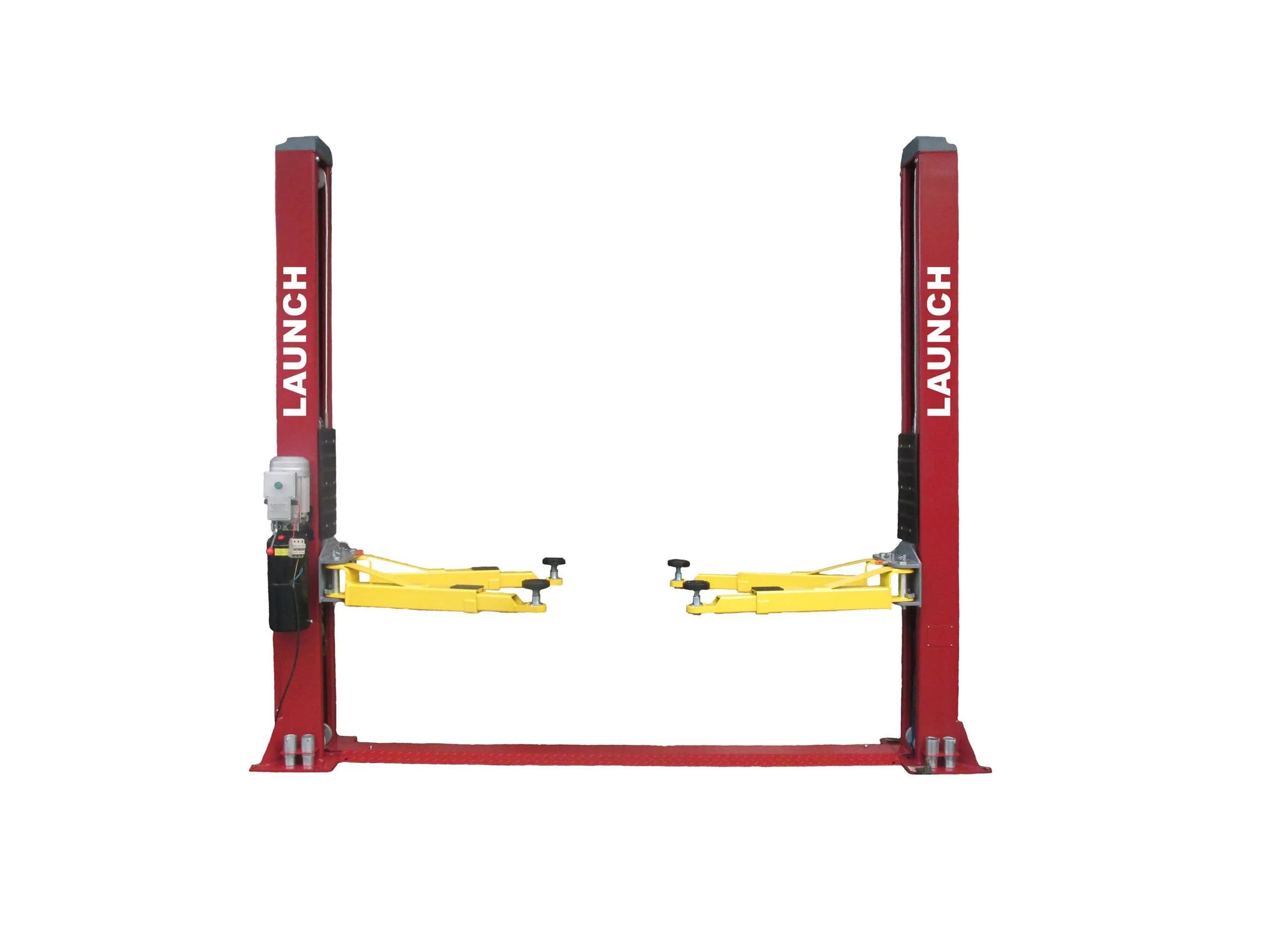 Launch Tech USA 9,000 lbs. Two Post Floor Plate - Symmetric - RED - TLT240SB-R