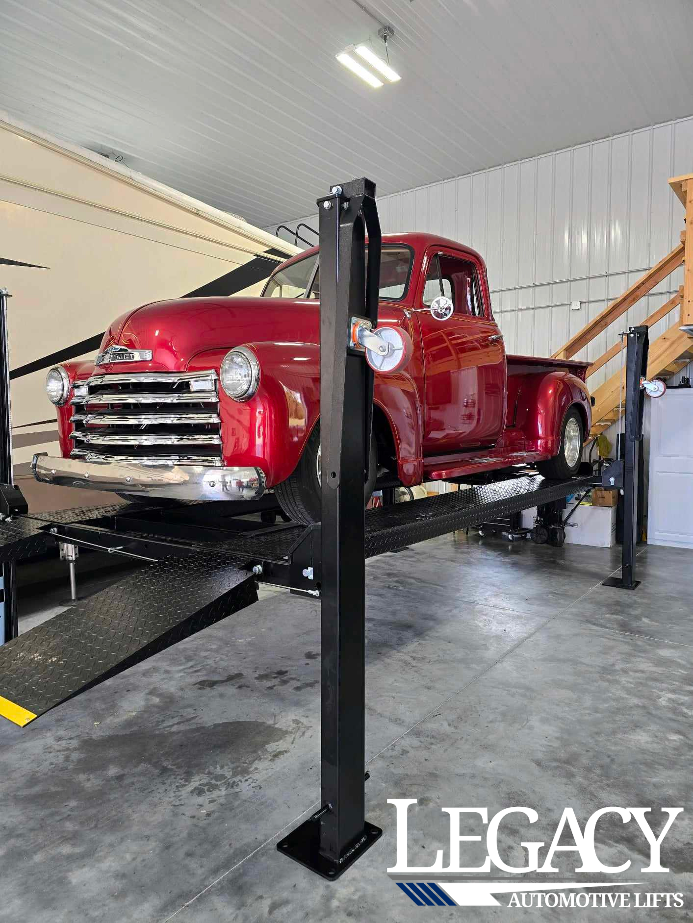 Legacy Automotive Lifts 8,000 lbs. 4-Post Deluxe Automotive Storage Lift - LL8KD