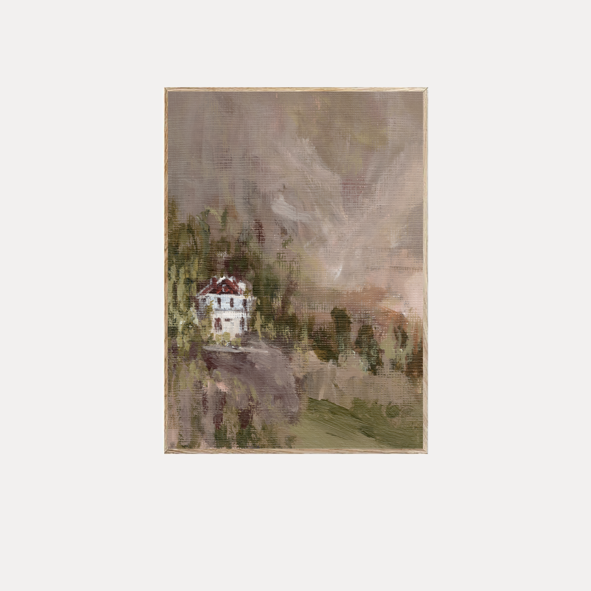 Waterfall House Print