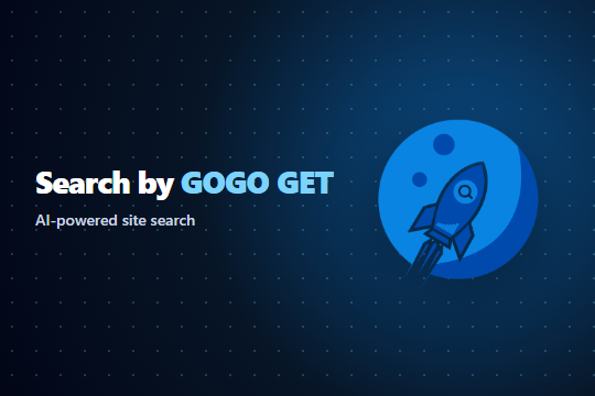 Search by GOGO GET banner