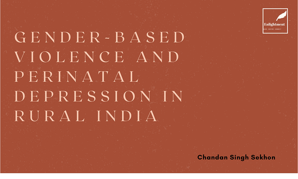 Gender-based Violence and Perinatal Depression in Rural India