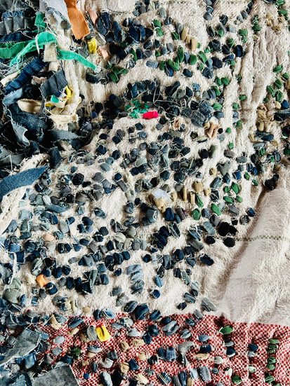 Close up of the 'Pockets of Love' project. Photo by DAL.