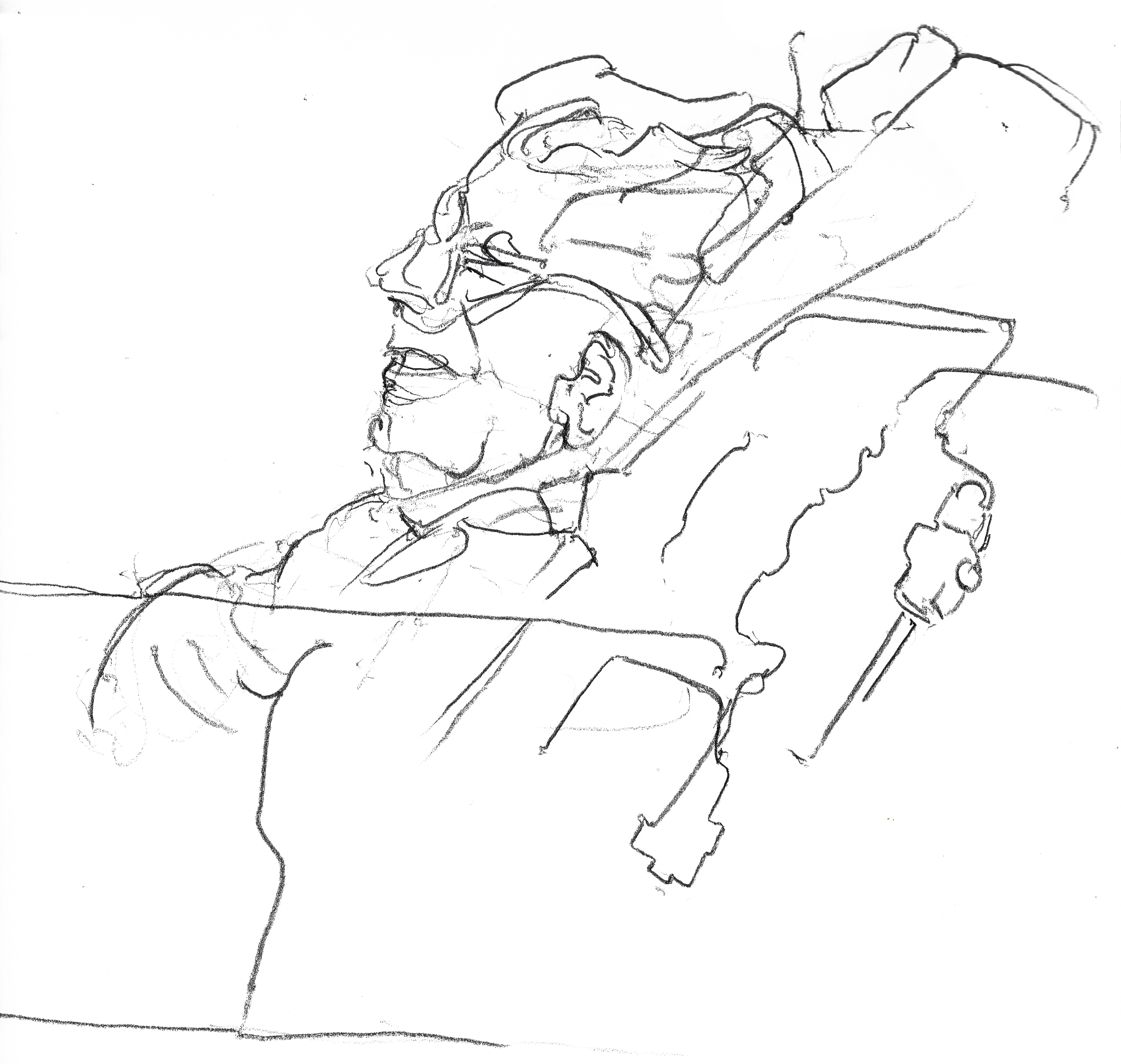 Old Man in Bed