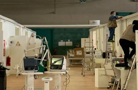 CORONAVIRUS – Gli artigiani Confartigianato Bergamo riattivano in tempi record l’ospedale alla Fiera